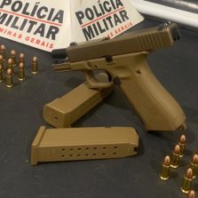 Homem é preso com pistola 9 milímetros em São Miguel do Anta