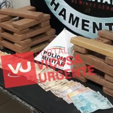 Viçosa: PM prende três suspeitos e apreende 27 barras de maconha