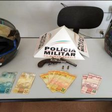 Assaltantes são presos em flagrante após roubo em Araponga