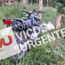 Motoqueiro é preso após acidente fatal em São Miguel do Anta