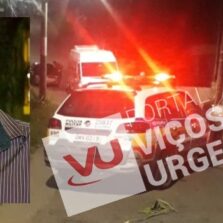 Motoqueiro morre após acidente no bairro Santa Clara em Viçosa