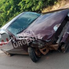 Vídeo gravado por internauta, flagra acidente na rodovia Coimbra/Ervália