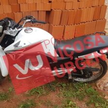 Polícia civil de Viçosa recupera moto furtada
