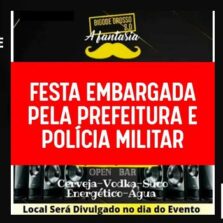 Polícia Militar e prefeitura de Viçosa embargam festa “Bigode Grosso”