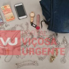 Viçosenses presos por roubo em joalheria em Visconde do Rio Branco