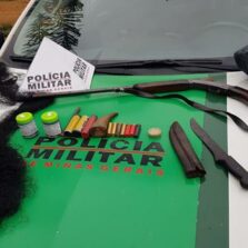 Homens são presos com armas durante operação paz no campo em Ervália