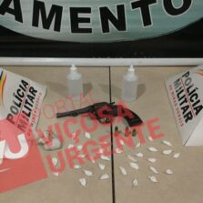 PM apreende drogas e arma no Buieié
