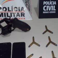 Operação conjunta apreende arma em Teixeiras