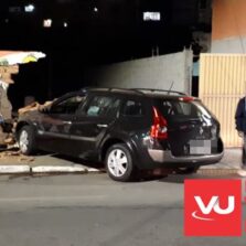Motorista passa mal e atinge muro na Gomes Barbosa