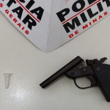 Suspeito é preso com arma e droga na zona rural de Paula Cândido