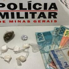 Suspeito é preso com drogas em Canaã