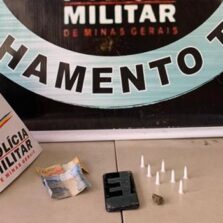 Suspeito é preso com drogas no Sapé em Cajuri