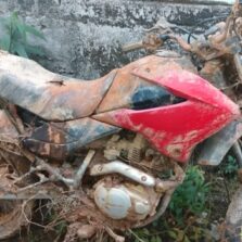 Motocicleta é localizada no Rio Piranga em Porto Firme