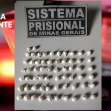 Polícia Penal apreende 62 buchas de cocaína no presídio de Viçosa