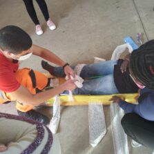 Profissionais da saúde de Paula Cândido realizam curso no Corpo de Bombeiros