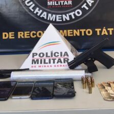 Ponte Nova: Polícia Militar apreende arma de fogo durante Operação Campo Seguro lI