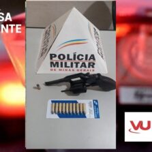 Homem é preso com arma após brigar com esposa em Ervália