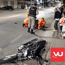 Motoboy fica ferido em acidente na Castelo Branco em Viçosa