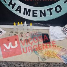 Homem é preso com drogas no Bairro Amoras em Viçosa