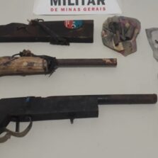 Homem é preso com armas após ameaçar vizinho em Guaraciaba