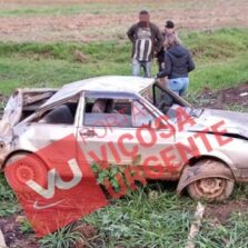 Motorista embriagado é preso após capotar veículo em Ervália