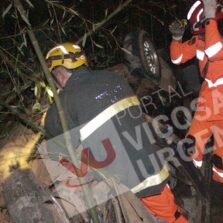 Casal morre em acidente no pontilhão de Silvestre em Viçosa