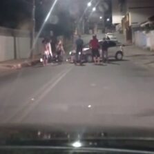 Colisão no bairro Clélia Bernardes
