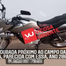 Polícia Militar de Porto Firme recupera moto roubada