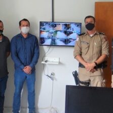 Prefeitura de Canaã inaugura sistema “Olho Vivo” em parceria com a PM