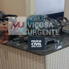Polícia Civil de Viçosa recupera ferramentas furtadas e prende irmãos por receptação