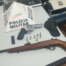 Araponga: Suspeito é preso após roubar armas do irmão