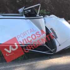 Motorista morre em acidente na rodovia que liga Piranga/Porto Firme