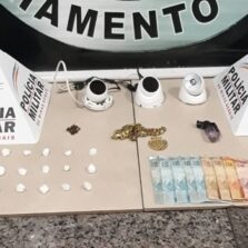 Suspeito preso com drogas no Santa Clara