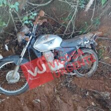 Moto roubada em Viçosa é localizada em Itaverava