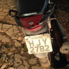 PM de Viçosa recupera moto roubada