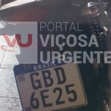 Motocicleta CG 160 tomada de assalto em Viçosa