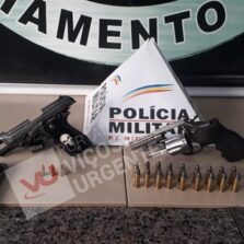 Ladrões presos em flagrante após assalto em concessionária de veículos em Viçosa.