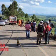 Caminhoneiro morre em acidente na serra de São Geraldo