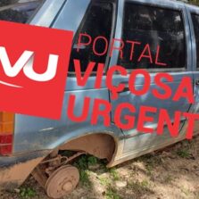 Uno furtado é encontrado sem as rodas em Viçosa