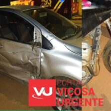 Viçosa: Mulher fica ferida em colisão no João Braz