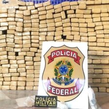 PF e PMMG apreendem mais de meia tonelada de maconha