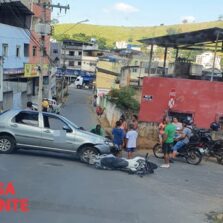 Colisão no bairro Santo Antônio