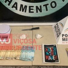 Polícia Militar prende suspeitos de tráfico de drogas em Viçosa