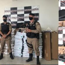 Intervenção da PMMG impede que um arsenal chegue às mãos do crime organizado