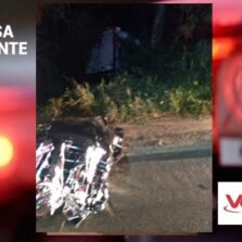 MOTORISTA DE CAMINHÃO MORRE EM ACIDENTE NA MG-133 EM TABULEIRO