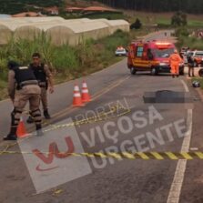 Motociclista de Ponte Nova morre em acidente na rodovia Viçosa/São Miguel do Anta