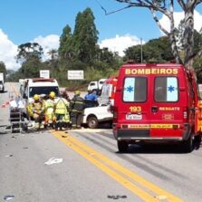 COLISÃO EM RODOVIA DEIXA DOIS FERIDOS