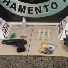 Suspeito de tráfico de drogas é preso no Centro