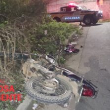 Condutora inabilitada sofre acidente no Santa Clara em Viçosa