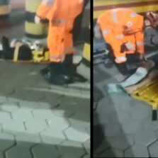 Trevo de Cajuri: Colisão entre motos deixa dois feridos